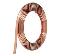 sourcing map Modanatura da parete, 12 mm x 5 m, modanatura autoadesiva, in schiuma, modanatura per parete, finestra, soffitto, decorazione fai da te, oro rosa