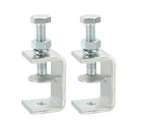 sourcing map Morsetti a C in acciaio al carbonio, 30 mm, quadrati, zincati, mini morsetto a forma di tigre, regolabile, resistente, in metallo, con viti a farfalla, per lavorazione del legno