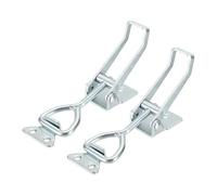 sourcing map Morsetto regolabile a levetta M8 x 40 mm, capacità di tenuta 4003 kg, stile 4003, morsetti a sgancio rapido, per coperchio affumicatore, cassetta degli attrezzi, colore argento