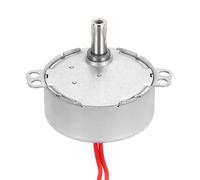 sourcing map Motore sincrono, AC24V 50/60Hz 20-24 RPM CW/CCW 4W a bassa velocità rotante lenta motore girevole per ventilatore elettrico, riscaldatore, progetti artistici