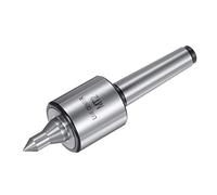 sourcing map MT2 Live Center, Morse Taper Precision Mid Duty Rotary Live Center Tool per tornio CNC Metallo ad alta velocità tornitura girevole fresatura