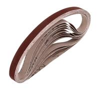 sourcing map Nastri abrasivi in ossido di alluminio, 13 mm x 457 mm, 24 pezzi, grana 400, per lavorazione del legno, lucidatura dei metalli, affilacoltelli