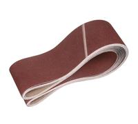 sourcing map Nastri abrasivi in ossido di alluminio, 152 mm x 2260 mm, 10 pezzi, grana 80, per lavorazione del legno, lucidatura dei metalli, affilacoltelli