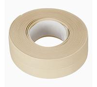 sourcing map Nastro adesivo impermeabile per sigillatura in PVC da 0,87 "W x 10,5" per cucina e bagno, beige