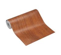 sourcing map Nastro adesivo per riparazioni con venature del legno, 12,7 cm x 4,6 m, nastro adesivo multiuso per bordi per mobili, pavimenti, finestre, porte, tavoli, casa, rovere rosso