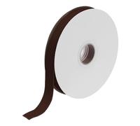 sourcing map Nastro di velluto, 1,5 cm x 9,1 m, bobina in velluto setoso, per bouquet, fai da te, artigianato, confezioni regalo, feste di nozze, marrone