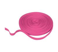sourcing map Nastro in twill di cotone da 0,9 cm e 20,9 m, a spina di pesce, rotolo di nastro sbieco per fai da te, cucito, confezioni regalo, colore rosso rosa