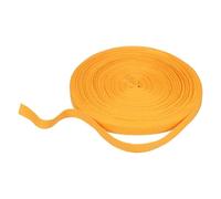 sourcing map Nastro in twill di cotone da 0,9 cm e 20,9 m, a spina di pesce, rotolo di nastro sbieco per fai da te, cucito, confezioni regalo, tonalità oro