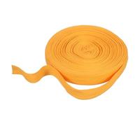 sourcing map Nastro in twill di cotone da 1,9 cm e 20,9 m, a spina di pesce, rotolo di nastro sbieco per fai da te, cucito, confezioni regalo, tonalità oro