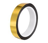 sourcing map Nastro metallico color oro, 25 mm x 50 m, per arti grafiche, finiture in barca