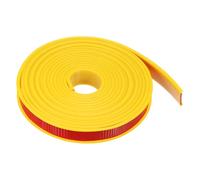 sourcing map Nastro per bordi a forma di U, 20 mm x 6 m, in TPE flessibile, autoadesivo, protezione per mobili, armadi, tavoli, riparazioni, colore: giallo