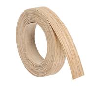 sourcing map Nastro per bordi in legno impiallacciato, 1,6 cm x 4,6 m, pre-incollato, flessibile, da applicare con ferro da stiro, con nastro adesivo per legno a caldo, per riparazione di armadi e