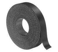 sourcing map Nastro per bordi nero, 22 mm x 16 m, pre-incollato, flessibile, per riparazioni di armadi e restauri di mobili