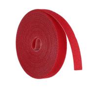 sourcing map Nastro per piante da giardino, 5 m, 1,3 cm, riutilizzabile, in nylon, per piante, giardinaggio, casa, ufficio, rosso