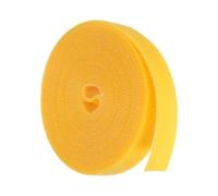 sourcing map Nastro per piante da giardino, 5 m, 1,5 cm, riutilizzabile, in nylon, per piante, giardinaggio, casa, ufficio, giallo