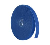 sourcing map Nastro per piante da giardino, 5 m x 1 cm, riutilizzabile, in nylon, per piante, giardinaggio, casa, ufficio, blu