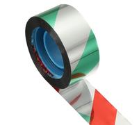 sourcing map Nastro riflettente per uccelli, 50 m x 2,4 cm, nastro riflettente in PET, nastro repellente laser floreale, per tenere lontano gli uccelli, per giardino, fattoria, casa, 1 rotolo, verde