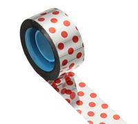 sourcing map Nastro riflettente per uccelli, 50 m x 2,4 cm, nastro riflettente in PET, nastro repellente laser floreale, per tenere lontano gli uccelli, per giardino, fattoria, casa, 1 rotolo, rosso a