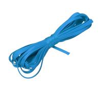 sourcing map Nastro sbieco doppio piegato per cucito, 0,6 cm x 5,5 m, in raso, pre-piegato, nastro continuo per cuciture, trapuntatura, orlatura, lavori fai da te, blu pavone