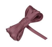 sourcing map Nastro sbieco doppio piegato per cucito, 0,9 cm x 5,5 m, in raso, pre-piegato, nastro continuo per cuciture, trapuntatura, orlatura, lavori fai da te, rosa antico