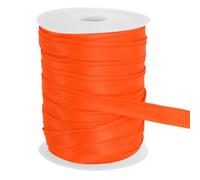 sourcing map Nastro sbieco doppio piegato per cucito, 9,5 cm x 40,6 m, in raso, pre-piegato, nastro continuo per cuciture, trapuntatura, orlatura, lavori fai da te, arancione rosso