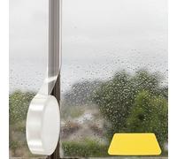 sourcing map Nastro sigillante per finestre, 3,5 cm x 5 m, trasparente, resistente alle intemperie, non lascia residui, per porte e bagni e spazi in vetro (31,5 mm di spessore)