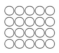 sourcing map Nitrile Gomma O-ring, 25mm OD 22mm ID 1,5mm Larghezza, Metrico Isolante Guarnizione, Confezione da 20