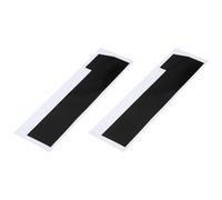 sourcing map Numeri 1 termoadesivi a trasferimento termico, 20,3 cm, neri, numero singolo, morbidi, per uniformi di squadra, magliette sportive, calcio, basket, baseball, confezione da 2