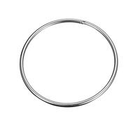 sourcing map O-ring in acciaio inossidabile 304, 1 pezzo, diametro esterno 120 mm. Spessore 5 mm, multiuso, in metallo, saldato, anello rotondo per hardware e accessori per bagagli