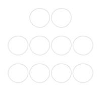 sourcing map O-ring in silicone, diametro interno 3,7 cm, diametro esterno 4 cm, larghezza 0,6 cm, rondelle in gomma 50 A, durometro VMQ, guarnizione per riparazione tubi, rubinetti idraulici,