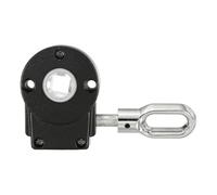 sourcing map Parti di ricambio per ombrellone, staffa di installazione per tende a rullo, staffa di montaggio senza fili, universale 1:7, per tende a rullo esterno, tende a rullo, nero