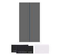 sourcing map Pellicola polarizzata, fogli polarizzati adesivi da 16,5 cm, filtro polarizzatore lineare con kit di pulizia raschietto per riparazione schermo LCD educazione fisica, 90 gradi