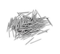 sourcing map Perni a molla per cinturino da 18 mm, diametro 1,3 mm, in acciaio inox, con estremità singola flangiata, 200 pezzi