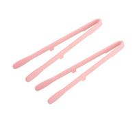 sourcing map Pinze in silicone (2 pezzi) | Resistente al calore 265 mm / 26,5 cm lunghezza pinze da cucina e cucina per grigliare, barbecue, pentola calda, campeggio, insalata, pane, rosa