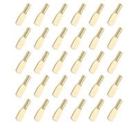 sourcing map Pioli di supporto per mensole, 60 perni da 6 mm, picchetti di supporto per mobili da cucina, libreria, vetrina e armadio (oro)