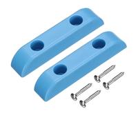 sourcing map Poggia-dito in plastica per basso, per chitarra elettrica, ponticello elettrico, con viti, 2 pezzi