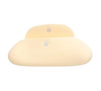 sourcing map Porta pennelli da trucco in silicone portatile per pennelli da viso con chiusura magnetica, borsa cosmetica da viaggio per la casa e la conservazione dei viaggi, Giallo, boemo