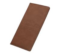 sourcing map Portaoggetti per auto e assicurazione 24,5 x 12,5 cm, in pelle PU, organizer per auto, per uomini e donne, porta documenti d'identità, carta d'identità, carta di credito, marrone