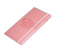 sourcing map Portaoggetti per auto e assicurazione, in pelle PU, organizer per documenti, per documenti di identità, rosa, 24 x 12.8 cm, Moderno