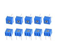 sourcing map Potenziometro 3362 Trimmer 1M Ohm Regolazione Superiore Orizzontale Resistori Variabili 10Pcs