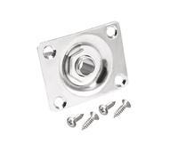 sourcing map Presa di ingresso per chitarra elettrica, 6,35 mm, cromata, 6,35 mm