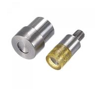 sourcing map Pressa a mano Macchina Stud Acciaio al Carbonio e Gomma 10mm Rivetto Setter Punch Dies Fasteners Tool Set