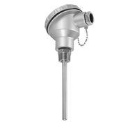 sourcing map PT100 1/2" testa terminale -50 a 420C, 8x100mm della sonda del sensore di temperatura del materiale 201 della sonda dell'acciaio inossidabile della termocoppia NPT RTD