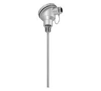 sourcing map PT100 1/2" testa terminale -50 a 420C, 8x200mm della sonda del sensore di temperatura del materiale 201 della sonda dell'acciaio inossidabile della termocoppia NPT RTD