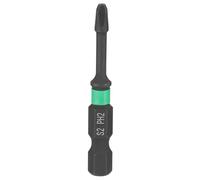sourcing map Punta per cacciavite Phillips PH2 con codolo esagonale da 1/4", lunghezza 50 mm, asta da 0,3 cm, punte magnetiche a croce in acciaio S2, cacciavite industriale per avvitatori a