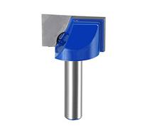 sourcing map - Punta per fresa, diametro 28 mm, gambo 8 mm, 2 scanalature in carburo con punta non rivestita per la lavorazione del legno