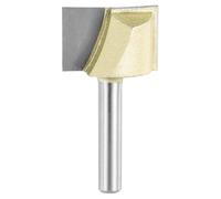 sourcing map Punta per fresa per pulizia inferiore, diametro 2,5 cm, codolo da 1/4", con punta in carburo, punte per fresa per piallatura e lavorazione del legno