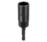 sourcing map Punta per trapano avvitatore da 16 mm, attacco metrico da 1/4", codolo esagonale da 80 mm, extra lunga, chiavi a 6 punte, cambio rapido, in acciaio Cr-V, per avvitatori elettrici, colore