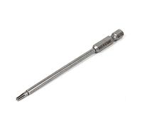 sourcing map - Punte per cacciavite di sicurezza Torx T10, 100 mm di lunghezza, 1/4" con codolo esagonale magnetico