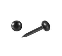 sourcing map Puntine per tappezzeria per mobili, 100 pezzi, 5 x 17 mm, kit assortito in acciaio al carbonio, per casa, divano, fai da te, testa decorativa per unghie, colore nero